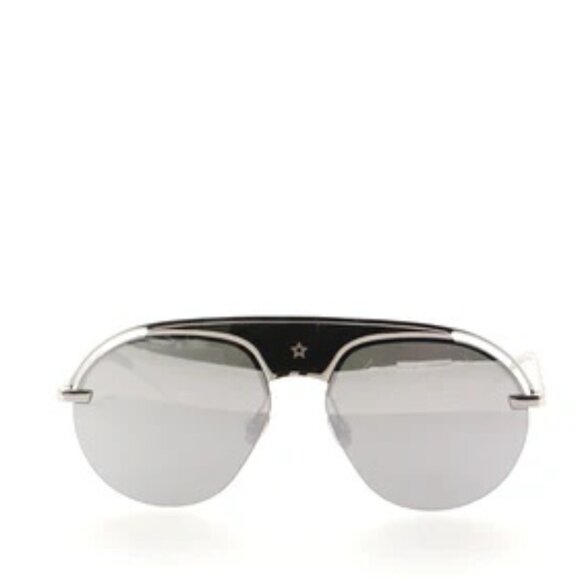 Dior Dio(r)evolution2 J5GQV Silver Grey Aviator Pilot Mirror Sunglasess